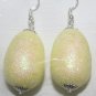 Yellow Easter Egg Ear Rings (Medium Size)