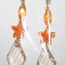 Orange Star with clear bottom and Decor