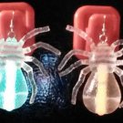 Glow n the Dark SPIDER Ear Rings
