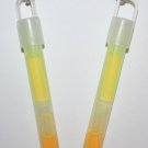 Glow n the Dark Yellow and Orange Ear Rings