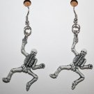 Full Skeleton Ear Rings (Small) (Halloween)