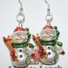 Frosty Snowman Ear Rings (Christmas)