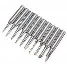 10pcs Solder Iron Tips For Hakko Soldering Rework Station 900M-T Lead for Atten