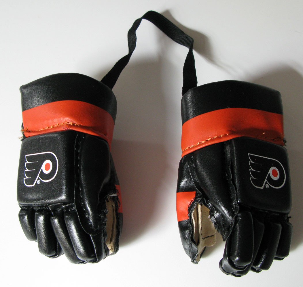 Philadelphia Flyers Hanging Mini Hockey Gloves
