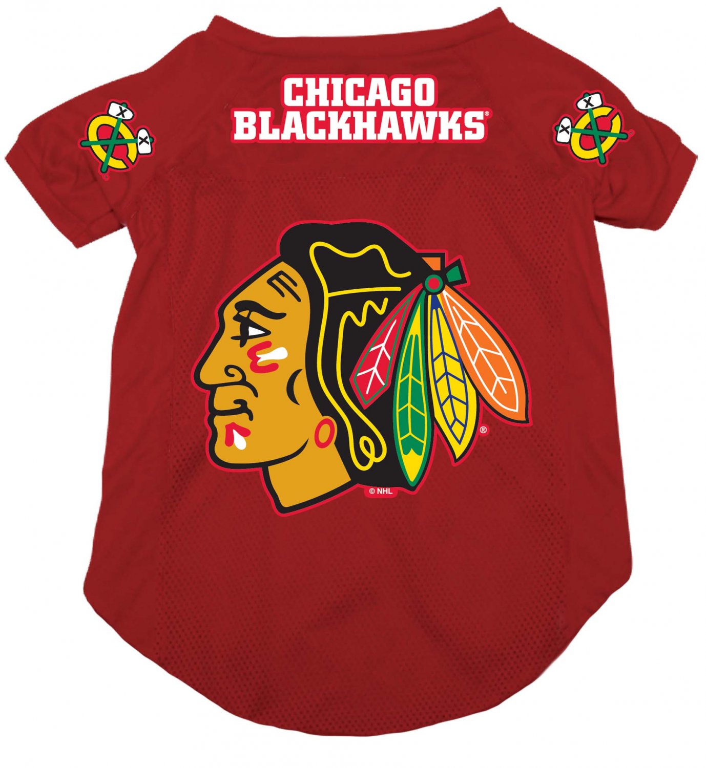 Chicago Blackhawks Pet Dog Hockey Jersey Large