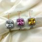 Luxury 3 Ct Cushion Cut Man Made Diamond Ring Engagement Ring