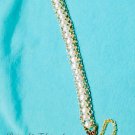 14K gold overlay Brass Rolo Freshwater Peral Bracelet $59