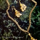 30" Florentine Gold Overlay Tassel Necklace & Earring Set $89.
