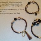 Set of 3 Tribal Motif Bracelets $99