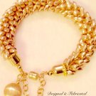 Gold Dragon Scale Bracelet