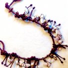 Genuine wire wrapped Sharks' Teeth and Leather Bracelet