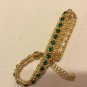 Ladies Emerald Green Swarovski Crystal Tennis Bracelet
