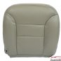2000 Chevy Silverado Classic Crew -Driver Side Bottom Leather Seat Cover Gray-