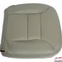 2000 Chevy Silverado Classic Crew -Driver Side Bottom Leather Seat Cover Gray-
