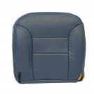 1999 Chevy Silverado 2500 3500 Crew -Driver Side Bottom Leather Seat Cover Blue-