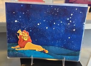 Disney WonderGround Lion King - Kings Of The Past Postcard by Jackie ...