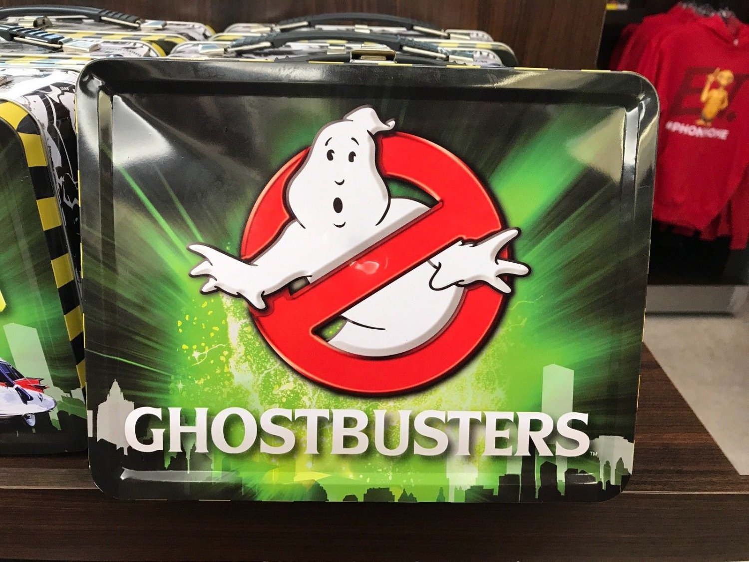 Universal Studios Exclusive Retro Ghostbuster Metal Lunch Box New