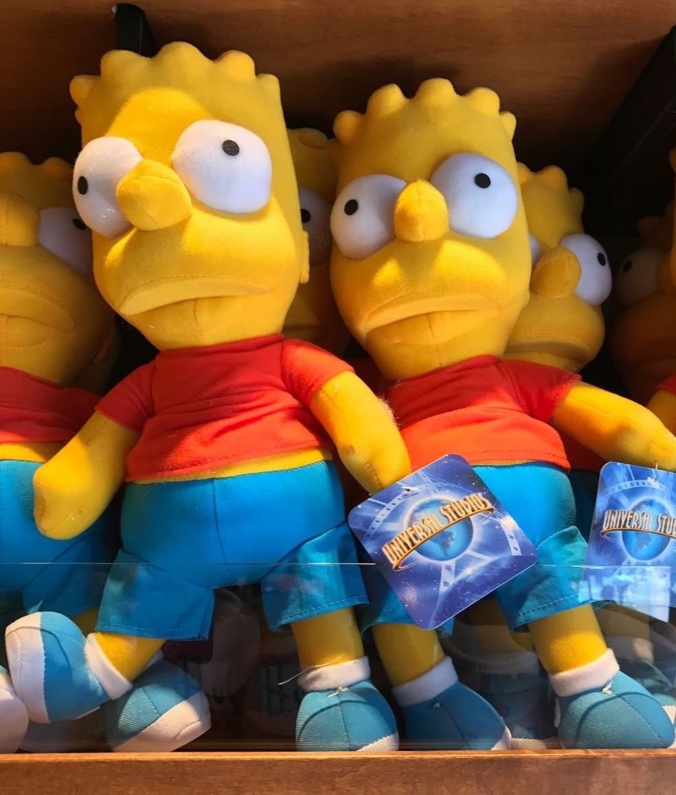 simpsons plush set