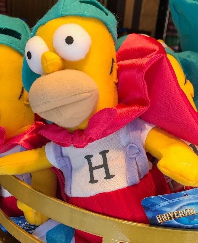 plush homer simpson