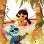 Disney WonderGround Gallery Lilo & Stitch Postcard by Eunjung June Kim New