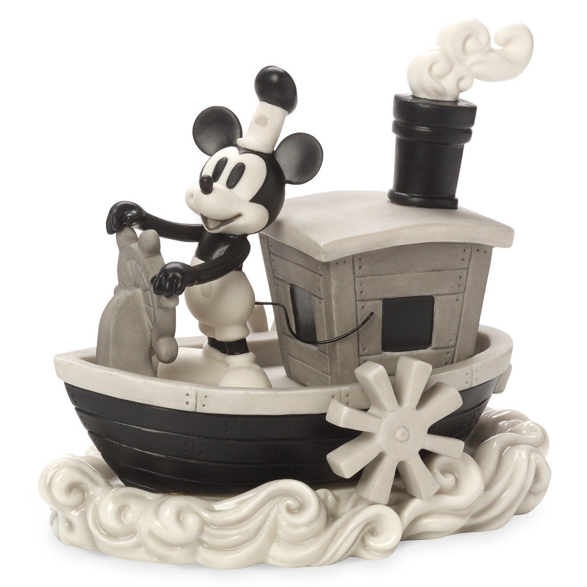 Disney ParksAuthentic Original Brand new in boxSculpted Mickey as Steamboat WillieFeat. 