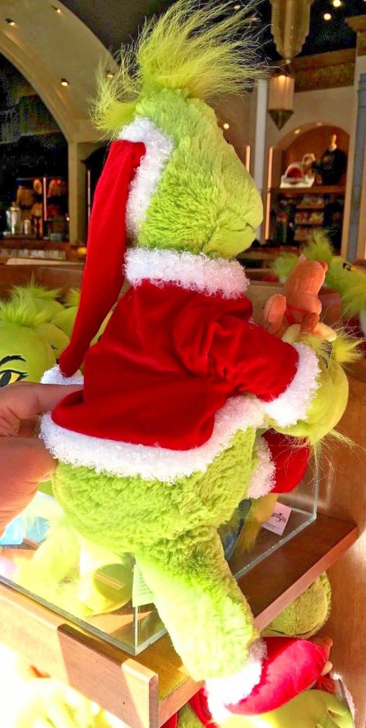 dr seuss the grinch santa soft toy