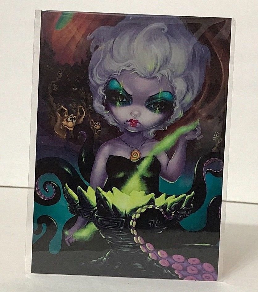 Disney WonderGround Gallery Ursula Postcard Jasmine BecketGriffith New