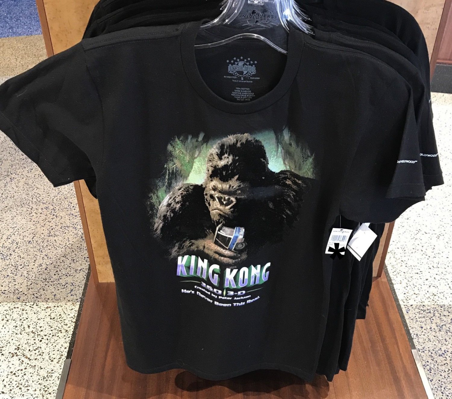 Universal Studios Exclusive King Kong 360 3D The Ride TShirt XXLarge New
