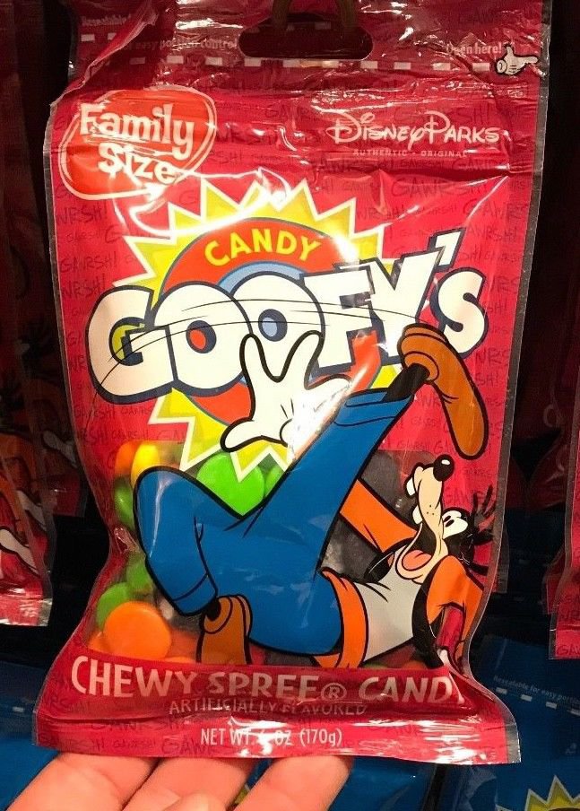 Disney Parks Goofy's Candy Company Chewy Spree Candy Bag 6oz(170g) New