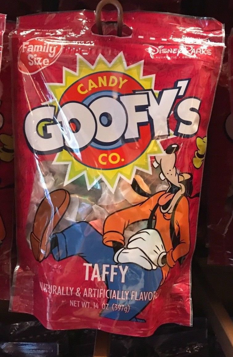 Disney Parks Goofy's Candy Company Taffy Bag 14oz (397g) New