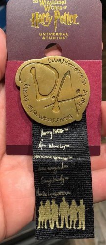 Universal Studios Wizarding World Harry Potter Dumbledore's Army Ribbon Pin New