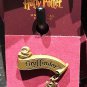 Universal Studios Wizarding World of Harry Potter Gryffindor Banner w/ Charm Pin