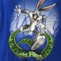 Six Flags Magic Mountain Looney Tunes Bugs Bunny Mens Blue Shirt Small New