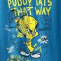 Six Flags Magic Mountain Looney Tunes Tweety Bird Inner Thoughts Shirt Medium