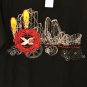 Six Flags Magic Mountain Coaster X-2 California Mens Black Shirt Medium New
