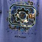 Six Flags Magic Mountain DC Comics Cyborg Mens Shirt Small New