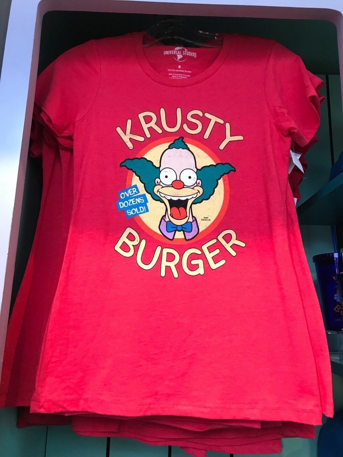 Universal Studios The Simpson Krusty The Clown Krusty Burger Shirt XX ...