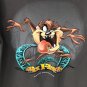 Six Flags Magic Mountain Looney Tunes Tasmanian Devil Taz Gray Shirt Small New