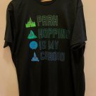 DISNEYLAND RESORT EXCLUSIVE PARK HOPPING IS MY CARDIO MENS SHIRT MEDIUM