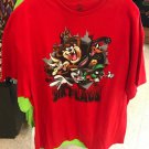 Six Flags Magic Mountain Looney Tunes Burst Red Shirt Small (New)