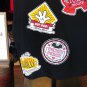 DISNEY PARKS MICKEY MOUSE BODY PARTS PATCHES QUOTES MENS SHIRT SMALL