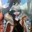 Disney WonderGround Cruella De Vil Postcard Jasmine Becket-Griffith