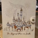 Disneyland Resort The Happiest Place on Earth Faux Leather Journal New