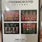 Disney Wonderground Enchanted Tiki Room Bird Cafe Postcard Set by Mcbiff New