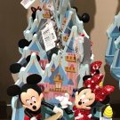 Disneyland Resort Sleeping Beauty Castle Mickey and Minnie Christmas Ornament
