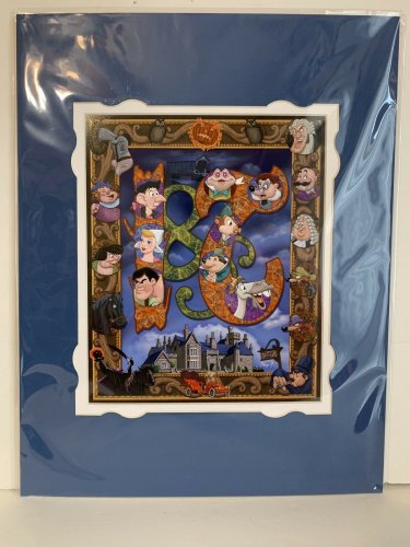 Disney Parks Ichabod & Mr. Toad Characters Deluxe Print By Kenny Yamada New