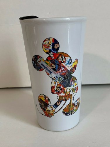 Disney Parks Mickey Mouse It Was All Started By A Mouse Travel Tumbler Mug New