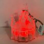 DISNEY PARKS EXCLUSIVE CASTLE MULTI LIGHT UP KEYCHAIN NEW WITH TAG