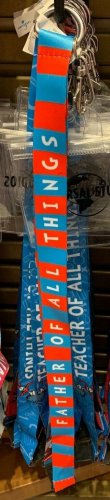 UNIVERSAL STUDIOS EXCLUSIVE CAT IN THE HAT FATHER OF ALL THINGS LANYARD NEW