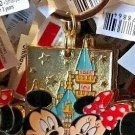 Disneyland Resort Mickey & Minnie Mouse Sleeping Beauty Castle Keychain #1 Nurse